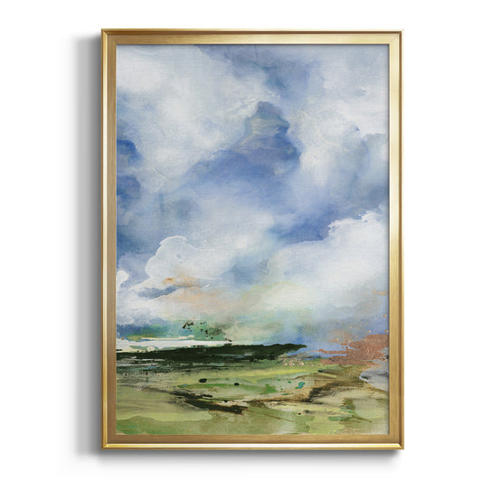 Spring Air II - Modern Framed Canvas Print