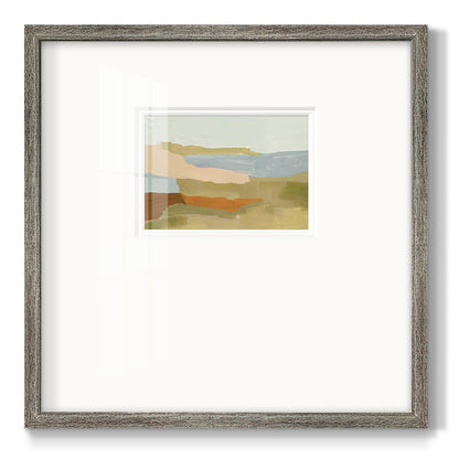 Stacked Landscape IV Premium Framed Print Double Matboard