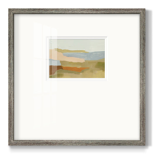 Stacked Landscape IV Premium Framed Print Double Matboard