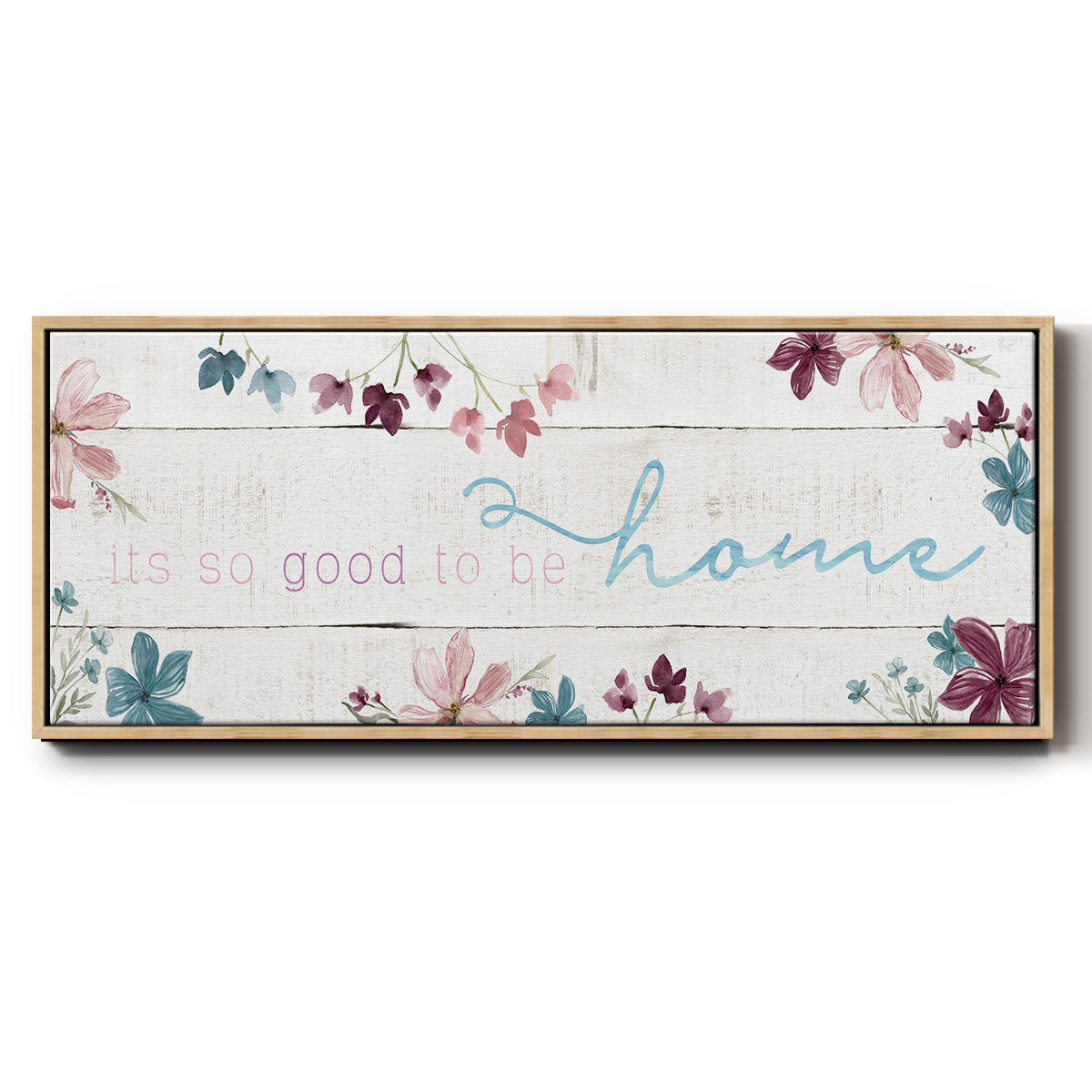 Good To Be Home - Floater Framed Canvas Print