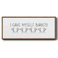 I Gave Myself Bangs! - Floater Framed Canvas Print