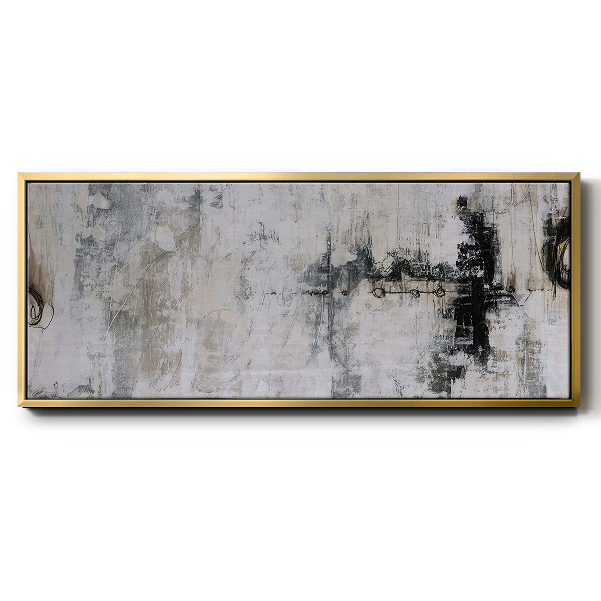 Icarus - Floater Framed Canvas Print