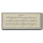 Manuscript Sampler IV - Floater Framed Canvas Print