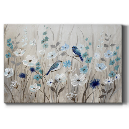 Bluebirds in Spring - Canvas Art Print