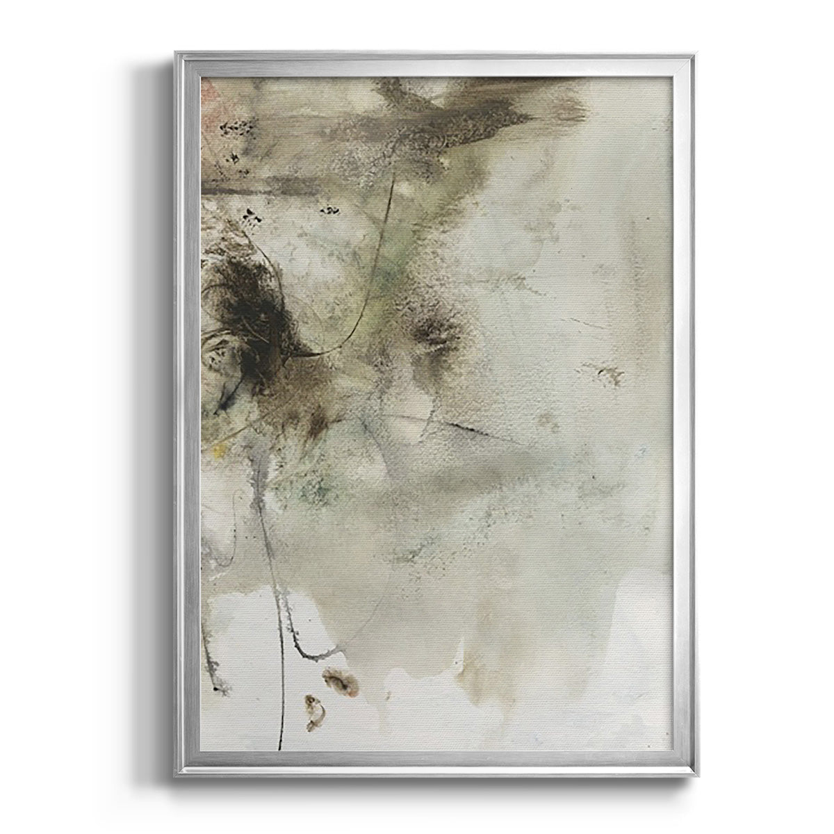 Soft Inspiration IV - Modern Framed Canvas Print