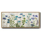Blue Meadow - Floater Framed Canvas Print