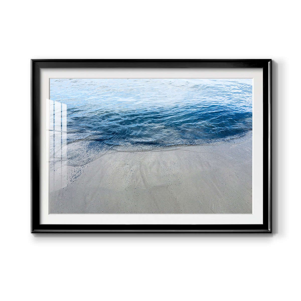 Aegean Blue Water - Modern Framed Art Print