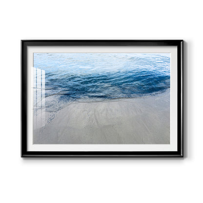 Aegean Blue Water - Modern Framed Art Print