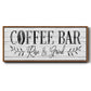 Coffee Bar - Floater Framed Canvas Print