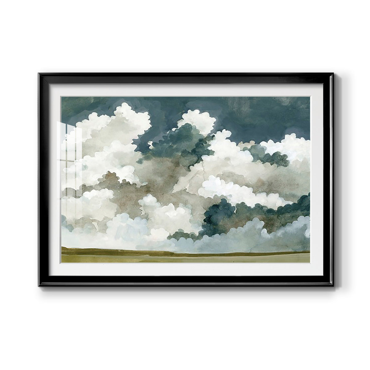 Vast Neutral Sky III Premium Framed Print - Ready to Hang