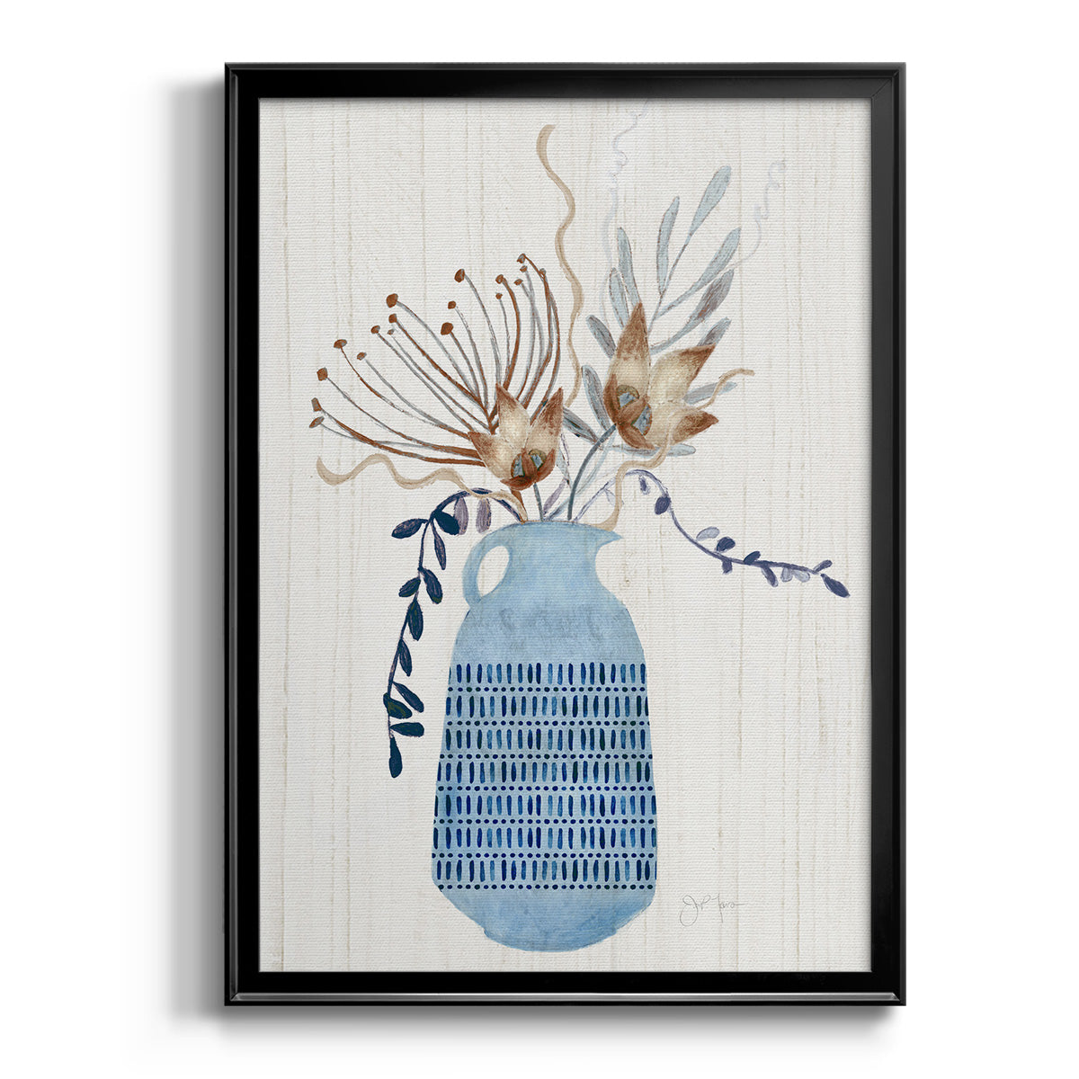 Boho Arrangement I - Modern Framed Canvas Print