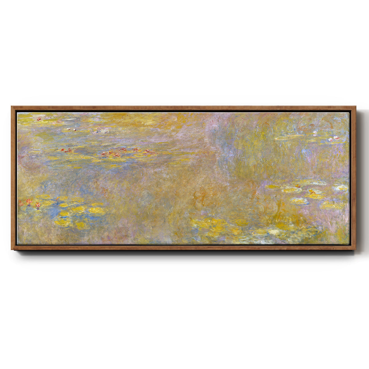Water Lilies, 1907 - Floater Framed Canvas Print