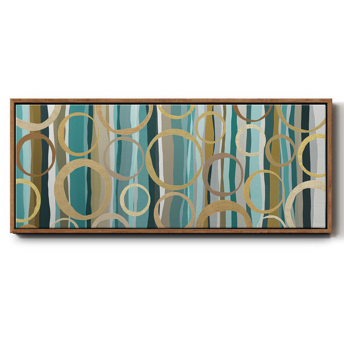 Watson's Garden II - Floater Framed Canvas Print