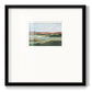 Autumn River Crossing I - Double Matboard Framed Print