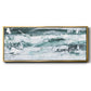 Misty Waves II - Floater Framed Canvas Print