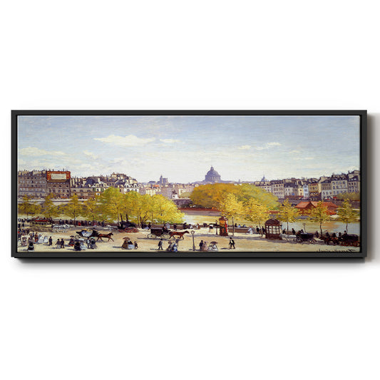 Que Du Lourve, 1867 - Floater Framed Canvas Print