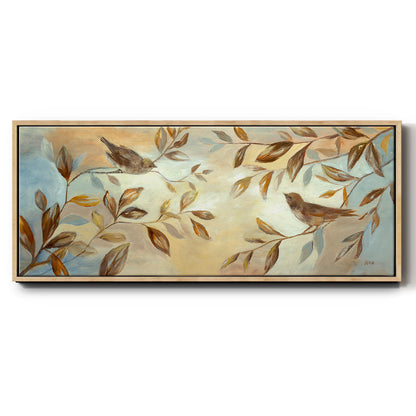 Frosty Morning - Floater Framed Canvas Print
