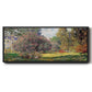The Park - Floater Framed Canvas Print