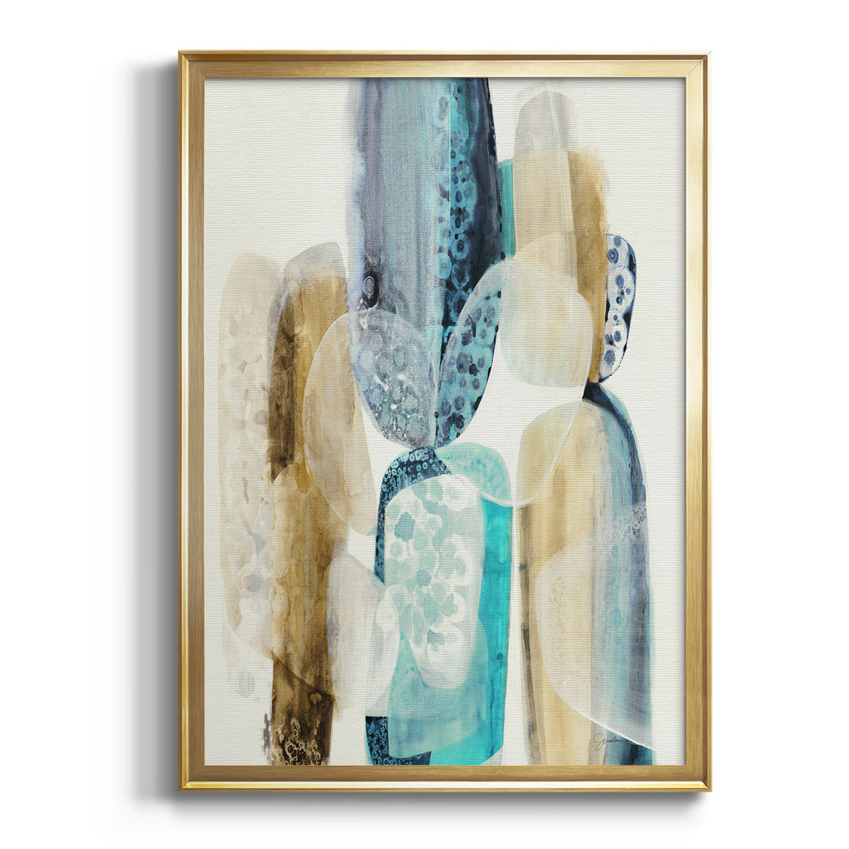 Mood Elevator - Modern Framed Canvas Print