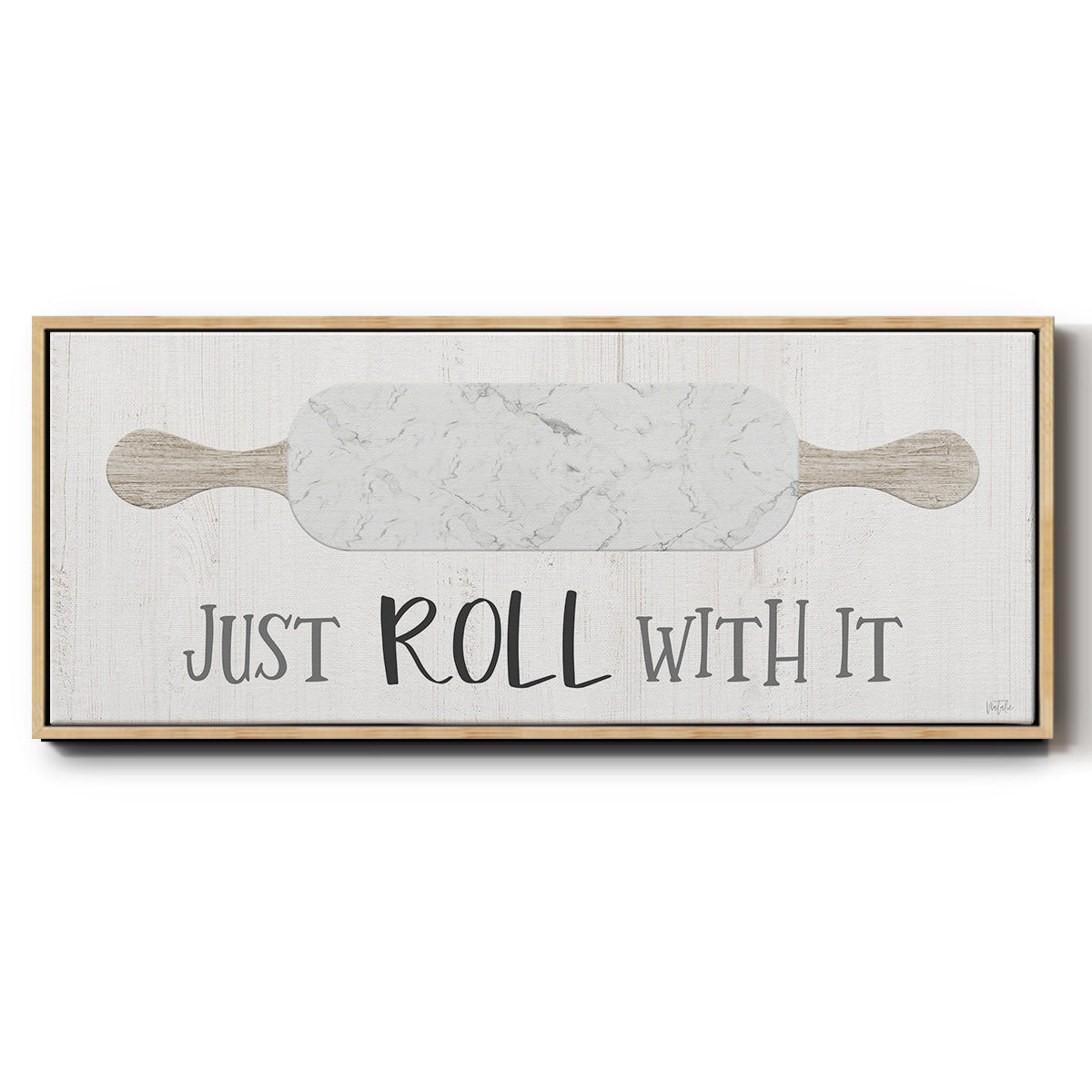 Roll With It - Floater Framed Canvas Print