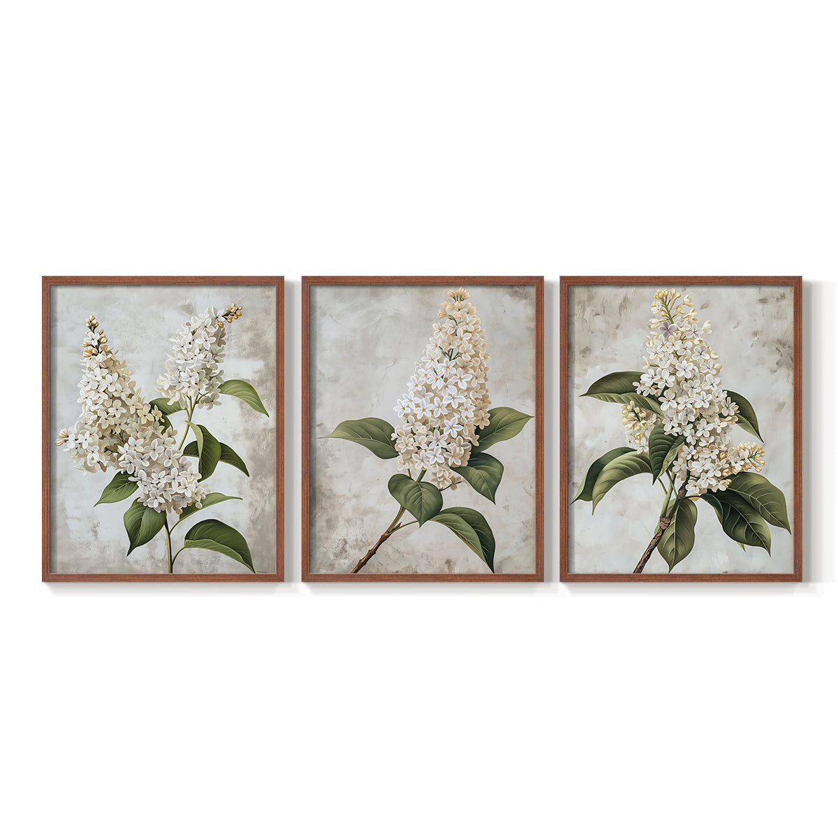 Floral Study Series LXXXVII - Restickable Framed Art Set