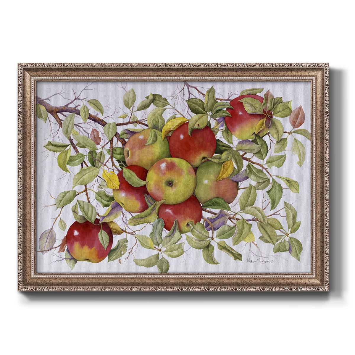 Apples Premium Framed Canvas- Ready to Hang