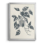 Growing Leaves I - Modern Framed Canvas Print