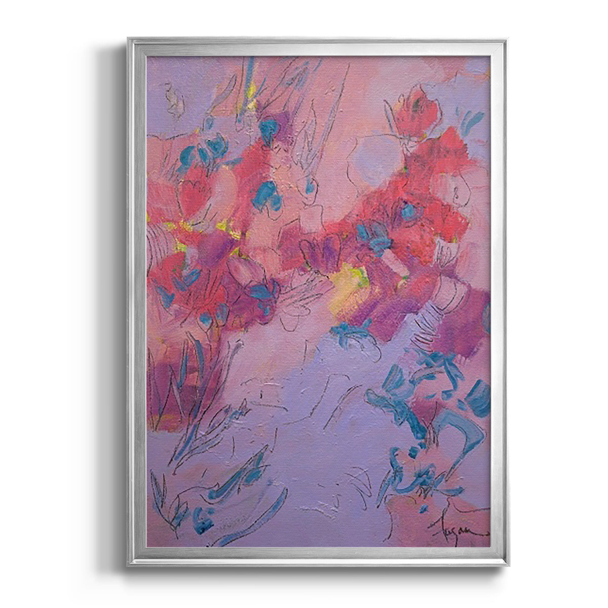 Wish You Well - Modern Framed Canvas Print