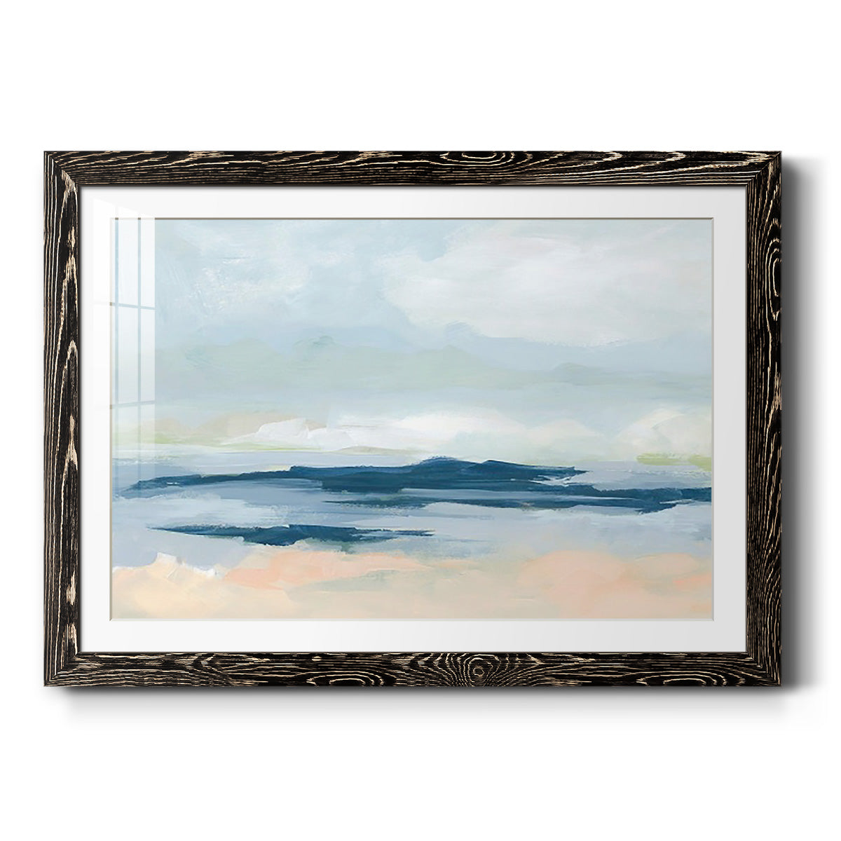 Matala Coast II - Barnwood Framed Art Print