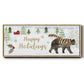 Woodland Christmas Collection D - Floater Framed Canvas Print