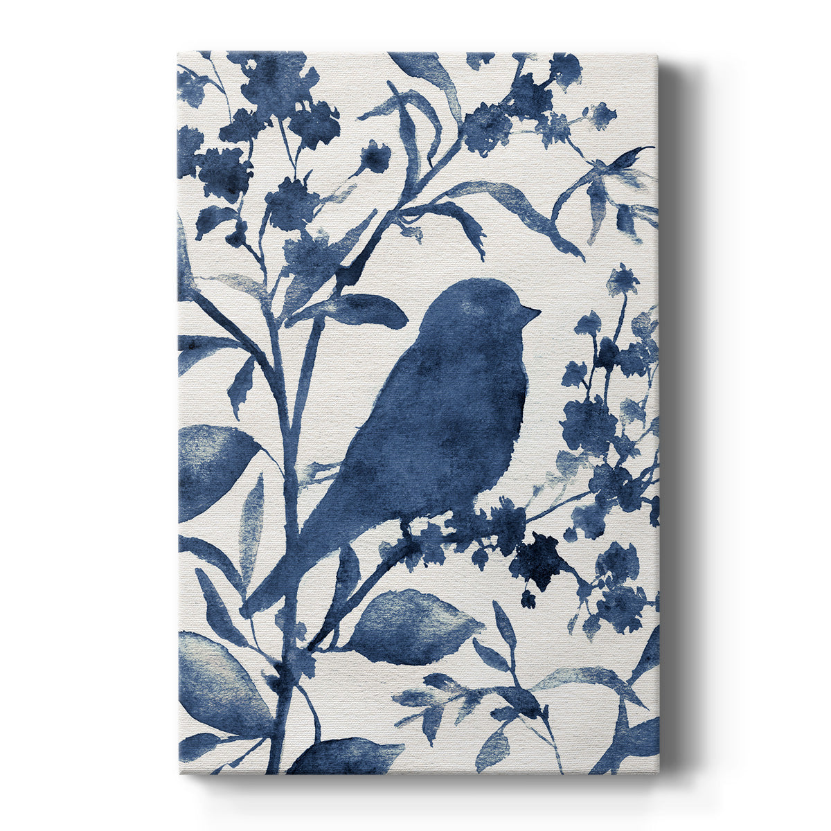 Bluebird Silhouette I Premium Gallery Wrapped Canvas - Ready to Hang