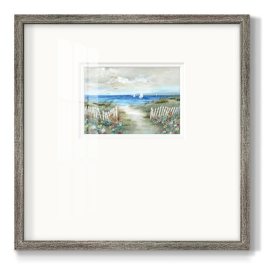 Coastal Garden - Double Matboard Framed Print