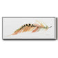 Tail Feather IV - Floater Framed Canvas Print