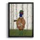 Pheasant Shooting Party 3 - Modern Framed Canvas Print