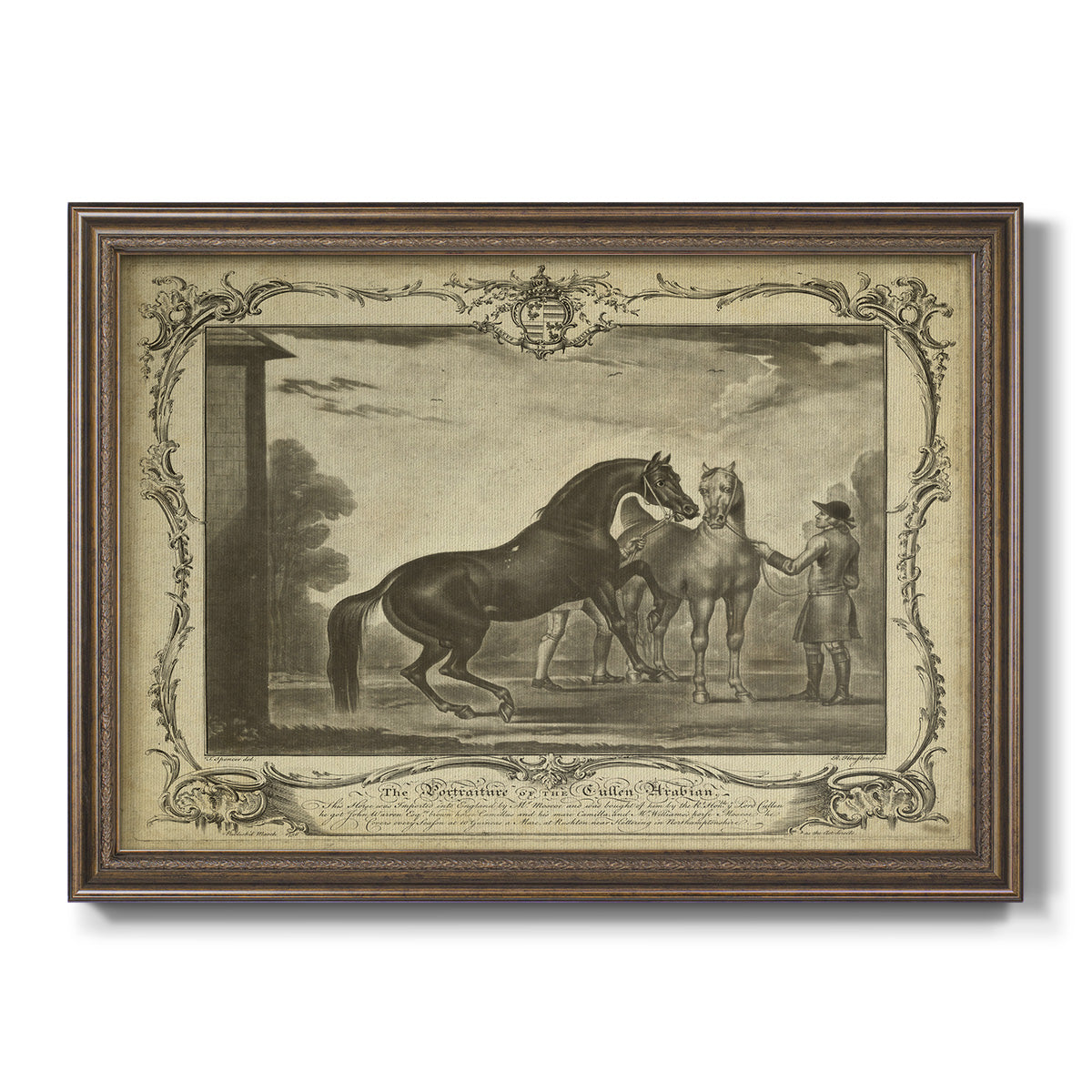 Distinguished Horses III Premium Framed Canvas- Ready to Hang