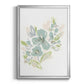 Seafoam Petals III - Modern Framed Canvas Print