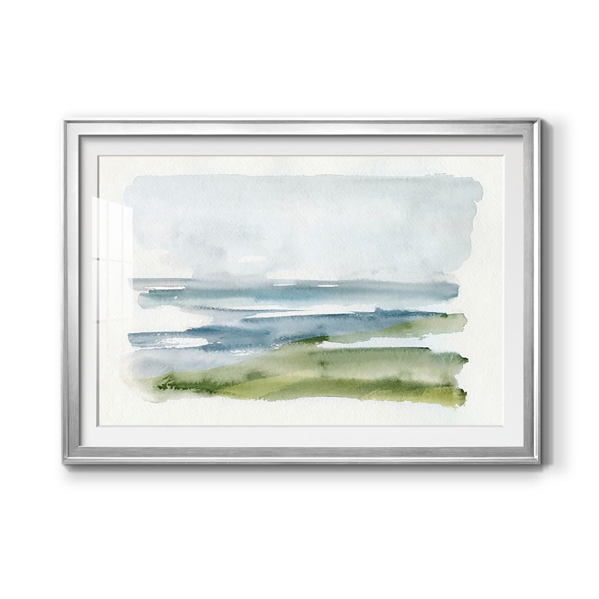 Coastline Splash I Premium Framed Print - Ready to Hang