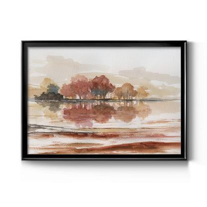 Earthy Dreams - Modern Framed Canvas Print