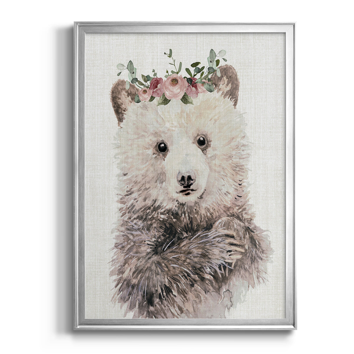 Dressy Cub - Modern Framed Canvas Print