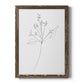 Botanical Gesture V - Premium Canvas Framed in Barnwood - Ready to Hang