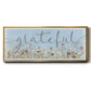 Bloomin Around Grateful - Floater Framed Canvas Print