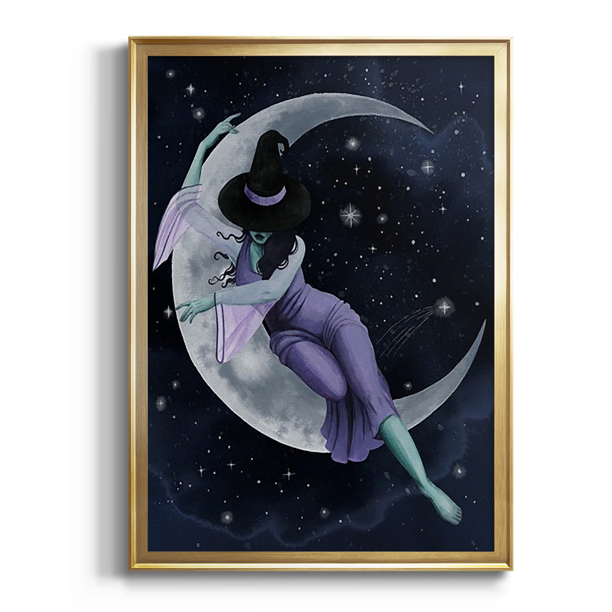 Star Sorceress II - Modern Framed Canvas Print