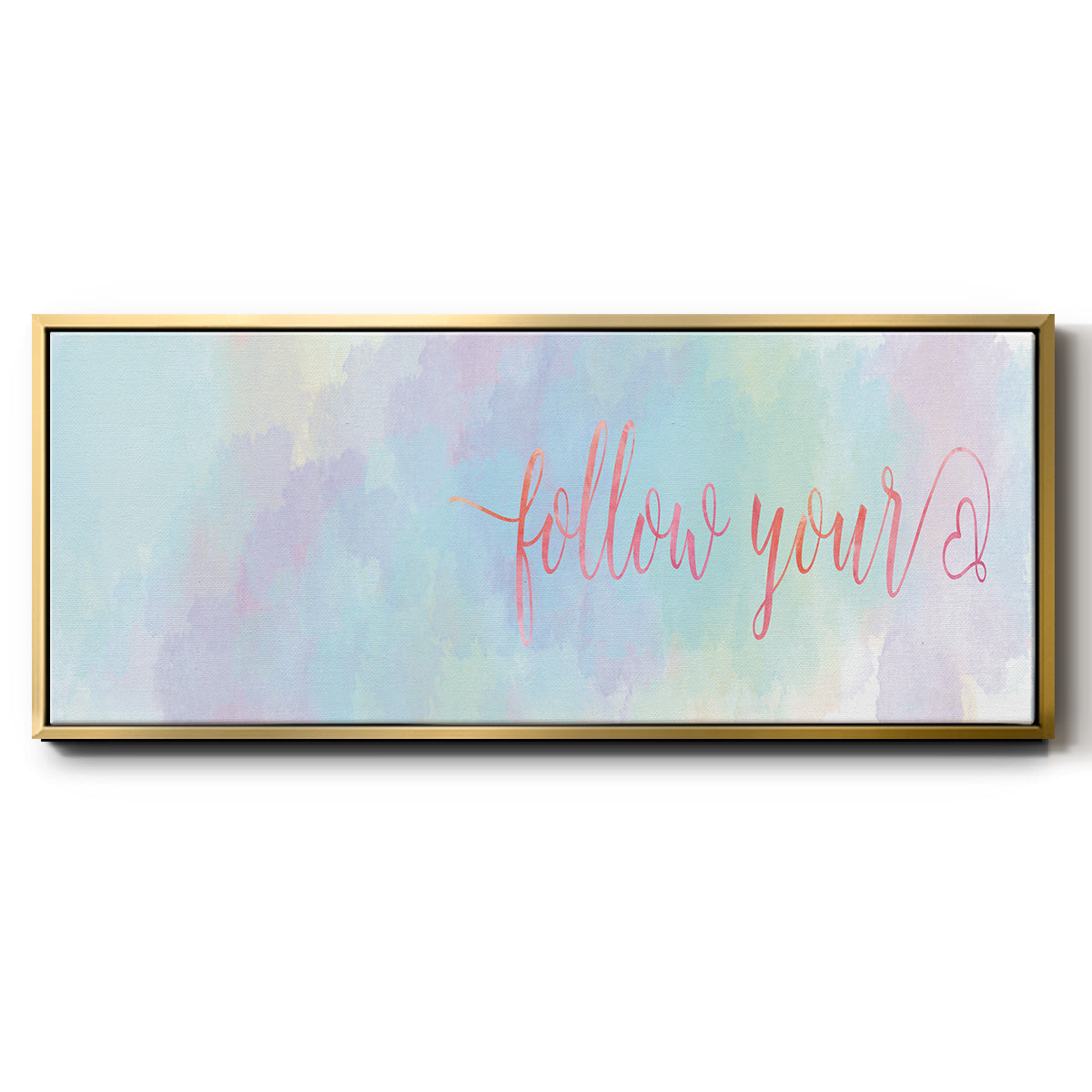 Follow Your - Floater Framed Canvas Print
