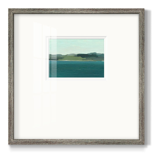 Calming Lake View I Premium Framed Print Double Matboard