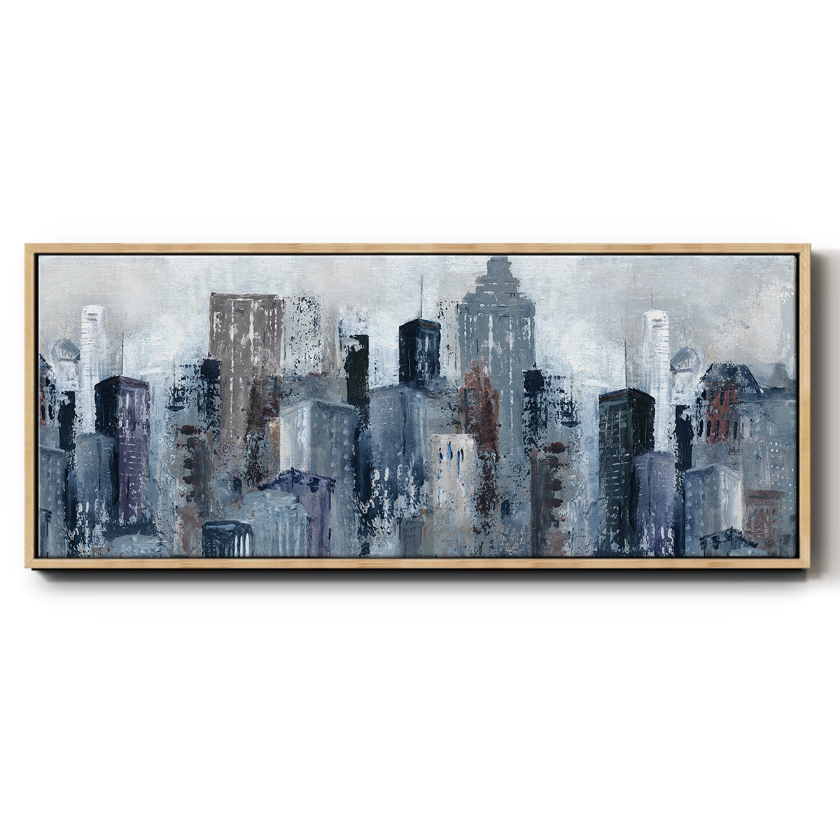 City Mood - Floater Framed Canvas Print