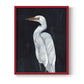 Calm Great Egret I - Restickable Framed Art Print