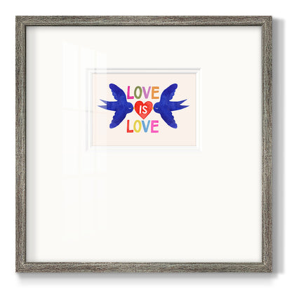 Love Loudly Collection A - Double Matboard Framed Print