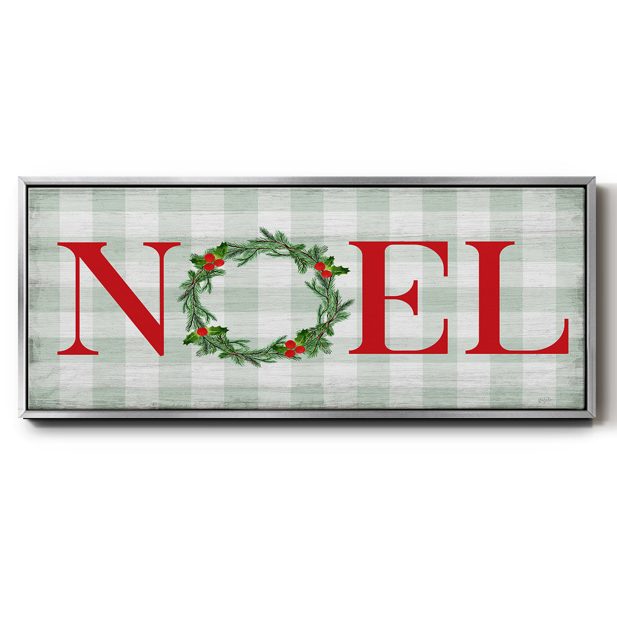 Noel - Floater Framed Canvas Print