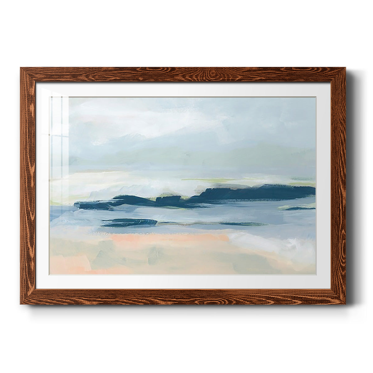 Matala Coast I - Barnwood Framed Art Print
