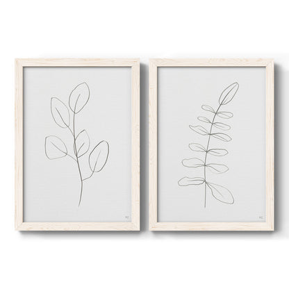 Botanical Gesture III - Premium Framed Canvas 2 Piece Set - Ready to Hang